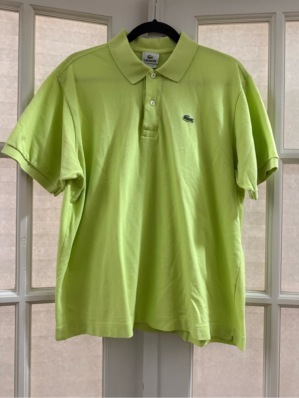 Lacoste Men's Bright Lime Pique Polo